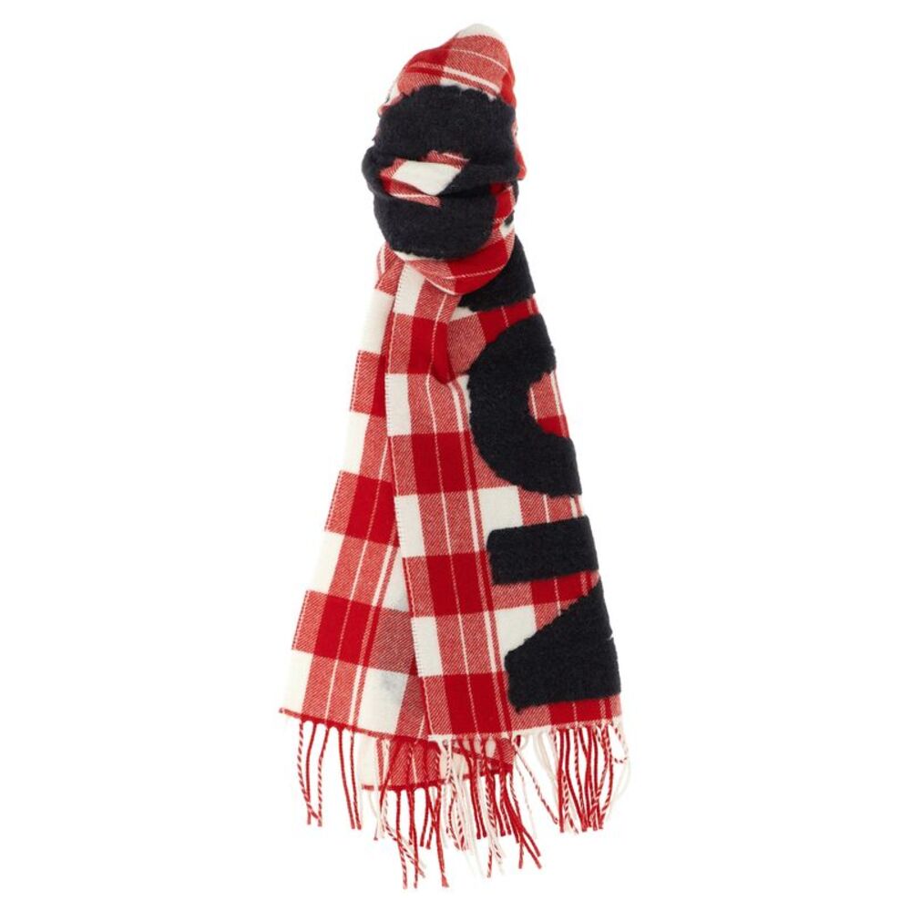 J.W.Anderson Men 'Checkered Logo' Scarf